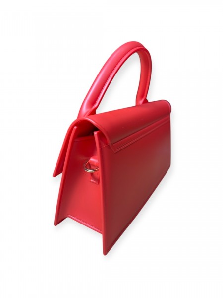 FLAT ARROW 25 RED HANDBAG