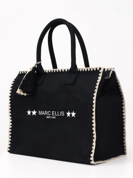 BUBY BEACH ONE SIZE BLACK MARC ELLIS NEW YORK 