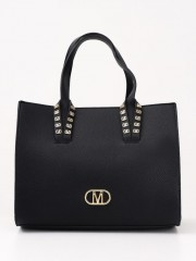 ELIF large BLACK GOLD DETAILS HANDBAG