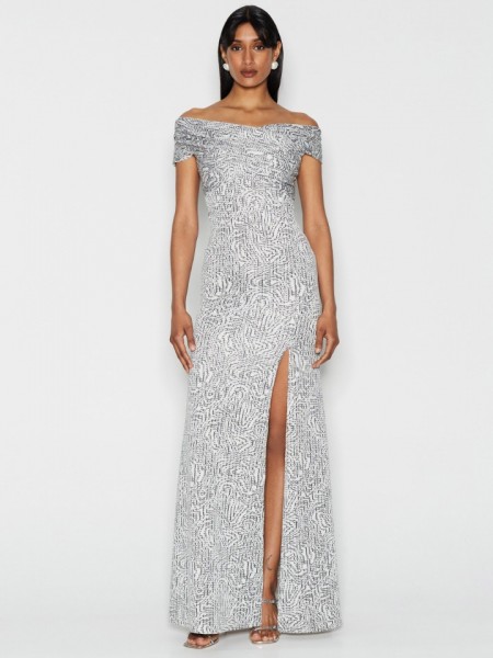 Dorian dress silver