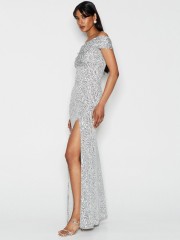 Dorian dress silver