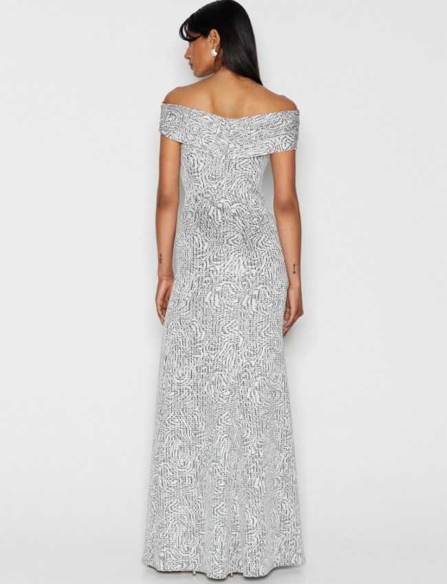 Dorian dress silver