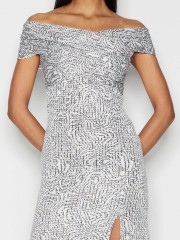 Dorian dress silver