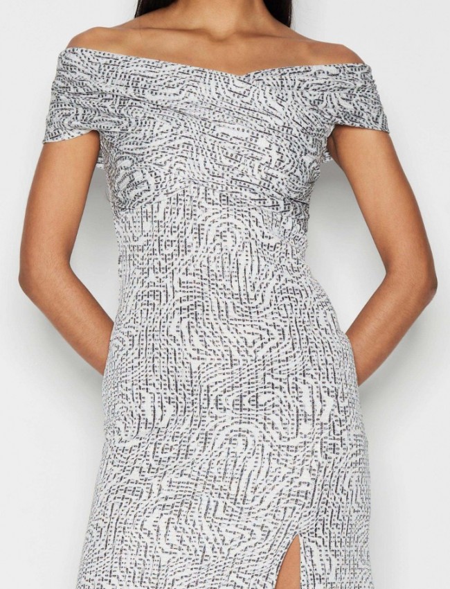 Dorian dress silver