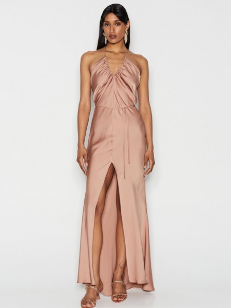 MARY-JANE DRESS GOLD
