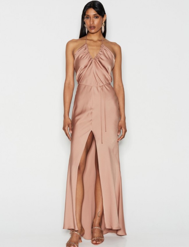 MARY-JANE DRESS GOLD