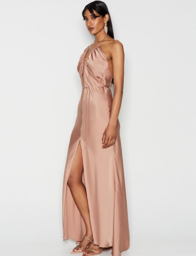 MARY-JANE DRESS GOLD