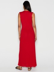 TEMPTATION KNIT  DRESS RED