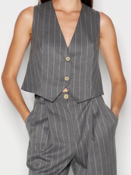 STORYLINES VEST GREY