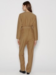 BLOCKBUSTER JUMPSUIT OLIVE BROWN