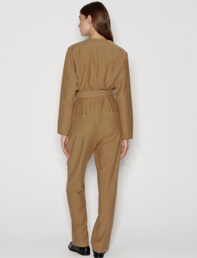 BLOCKBUSTER JUMPSUIT OLIVE BROWN
