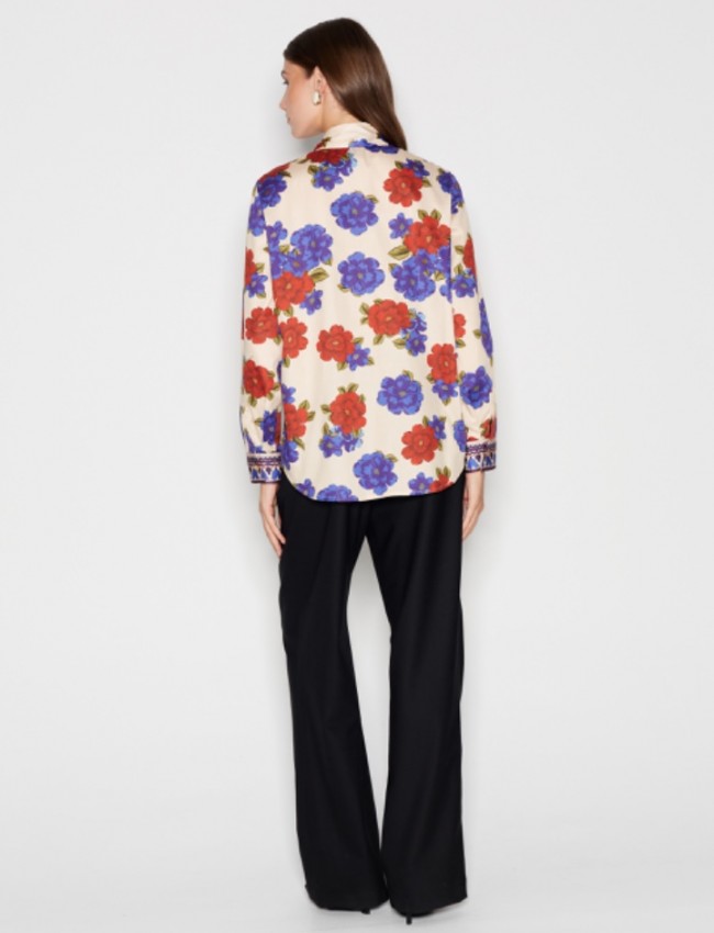 FLORAL FICTION SHIRT CREAM