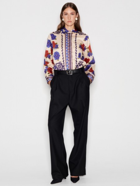 FLORAL FICTION SHIRT CREAM