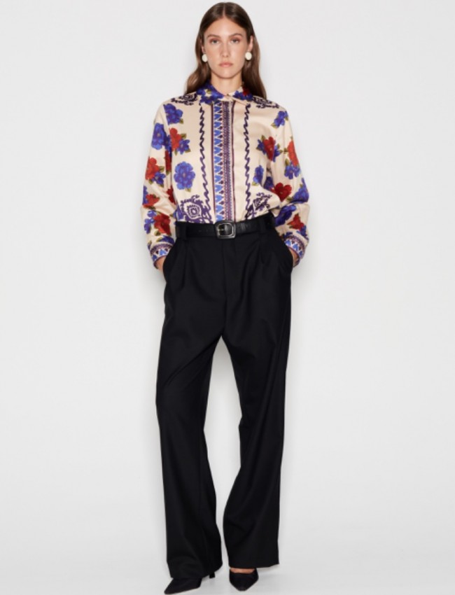 FLORAL FICTION SHIRT CREAM