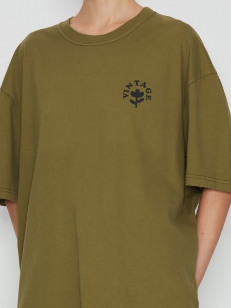 PETALS OF VINTAGE T-SHIRT KHAKI