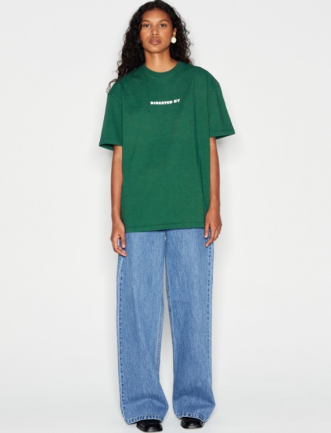 DIRECTED T-SHIRT green/white 