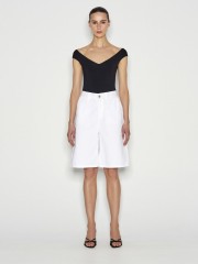LAGOON WHITE DENIM VERMUDA
