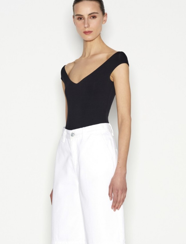 LAGOON WHITE DENIM VERMUDA