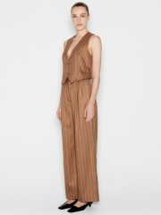 STORYLINES VEST OFF WHITE-BROWH NADIA RAPTI