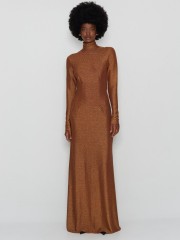 BIRDS OF PARADISE GOLD DRESS
