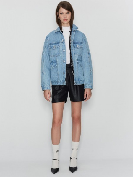 DIEGO JEAN JACKET LIGHT BLUE