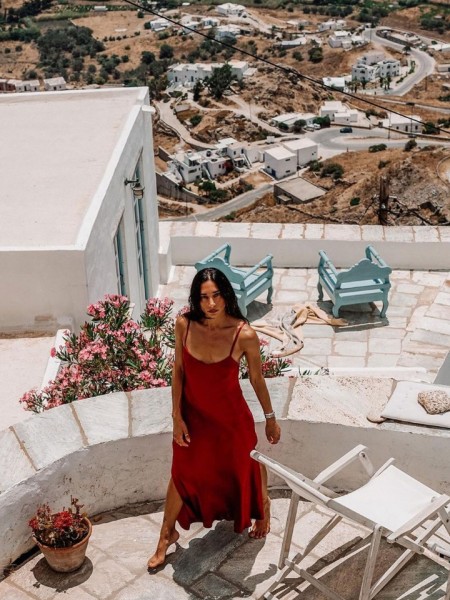 SEMPRE DRESS RED