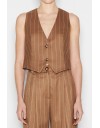 STORYLINES VEST OFF WHITE-BROWH NADIA RAPTI