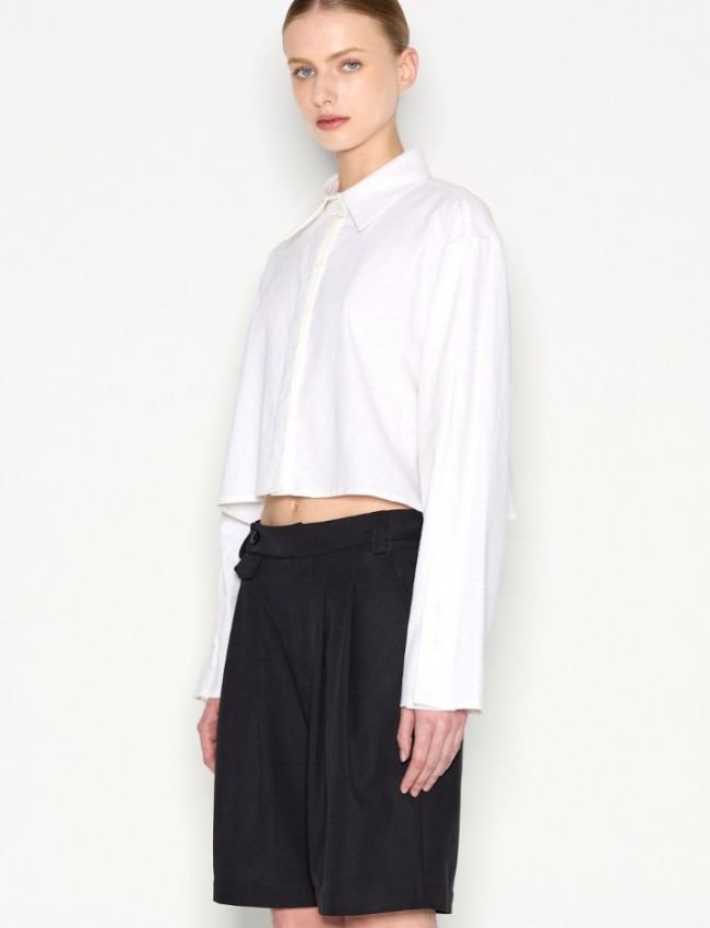 VICE CROP SHIRT WHITE