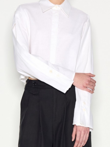 VICE CROP SHIRT WHITE