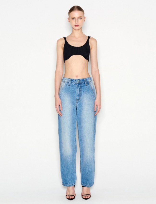 LAGOON BLUE DENIM TROUSERS 