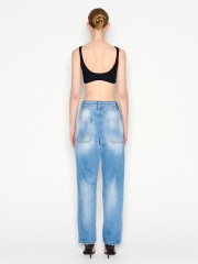 LAGOON BLUE DENIM TROUSERS 