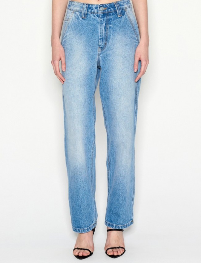 LAGOON BLUE DENIM TROUSERS 