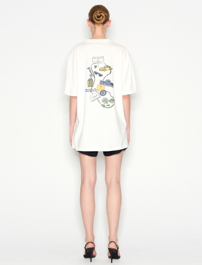 LATE CHECK OUT T-SHIRT OFF-WHITE