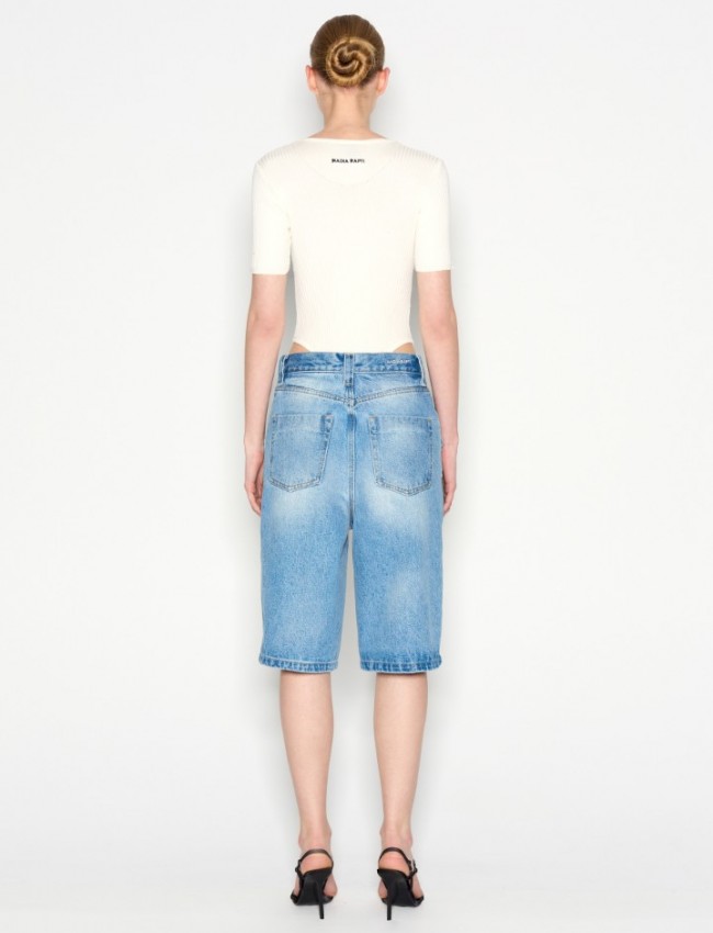 Lagoon bermuda denim blue