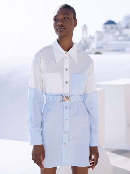 AQUATIC SOULS SHIRT DRESS