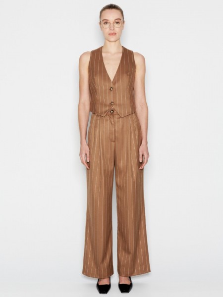 Storylines Pants Off White-Brown Nadia Rapti 