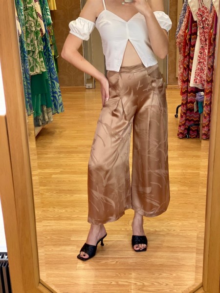 BLOSSOM STORIES PANTS MOCHA BROWN