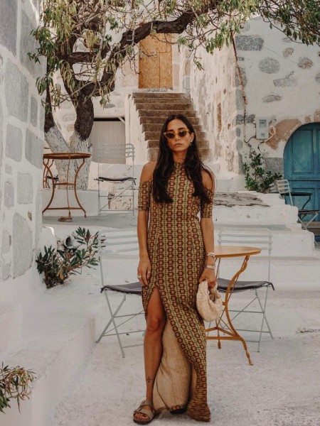 SECRET GARDEN DRESS BRONZE