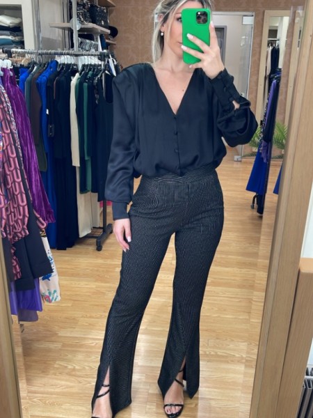 SPRINKLES OF STARDUST TROUSERS BLACK