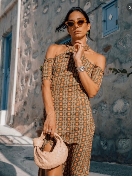 SECRET GARDEN DRESS BRONZE