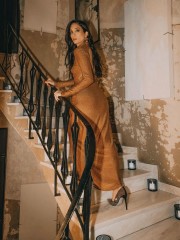 BIRDS OF PARADISE GOLD DRESS