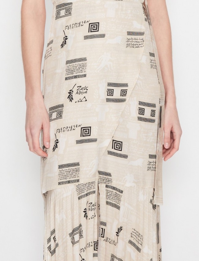 DIVINE FLASHBACK PLEATED DRESS