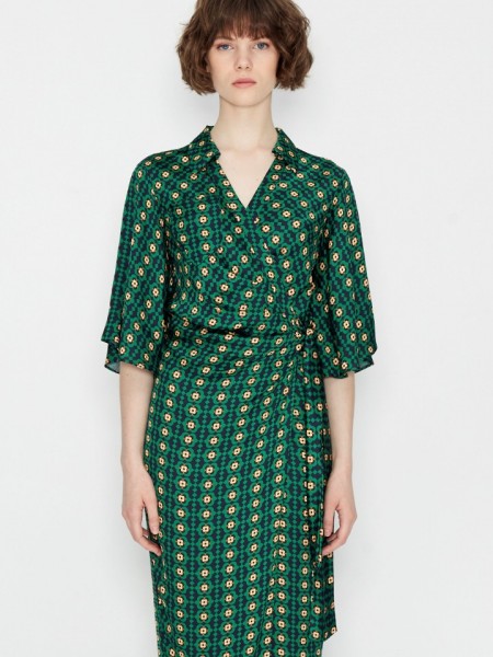 COTE DE FLEUR WRAP DRESS