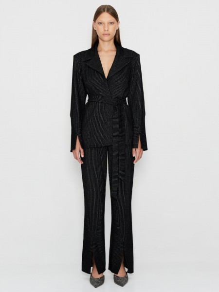 SPRINKLES OF STARDUST TROUSERS BLACK