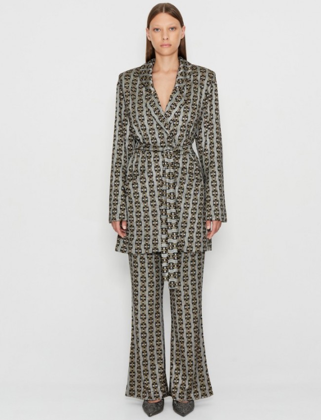 GALVANIZED BLAZER METALLIC SILVER