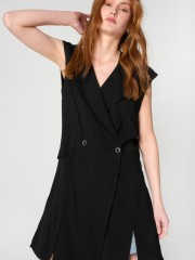 SHADES OF SAHARA VEST BLACK