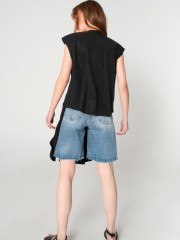 SHADES OF SAHARA VEST BLACK