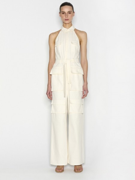PALM JUMPSUIT ECRU DENIM 