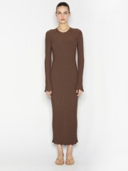 HIDDEN GEM DRESS BROWN
