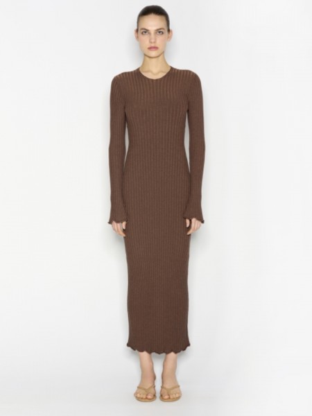HIDDEN GEM DRESS BROWN